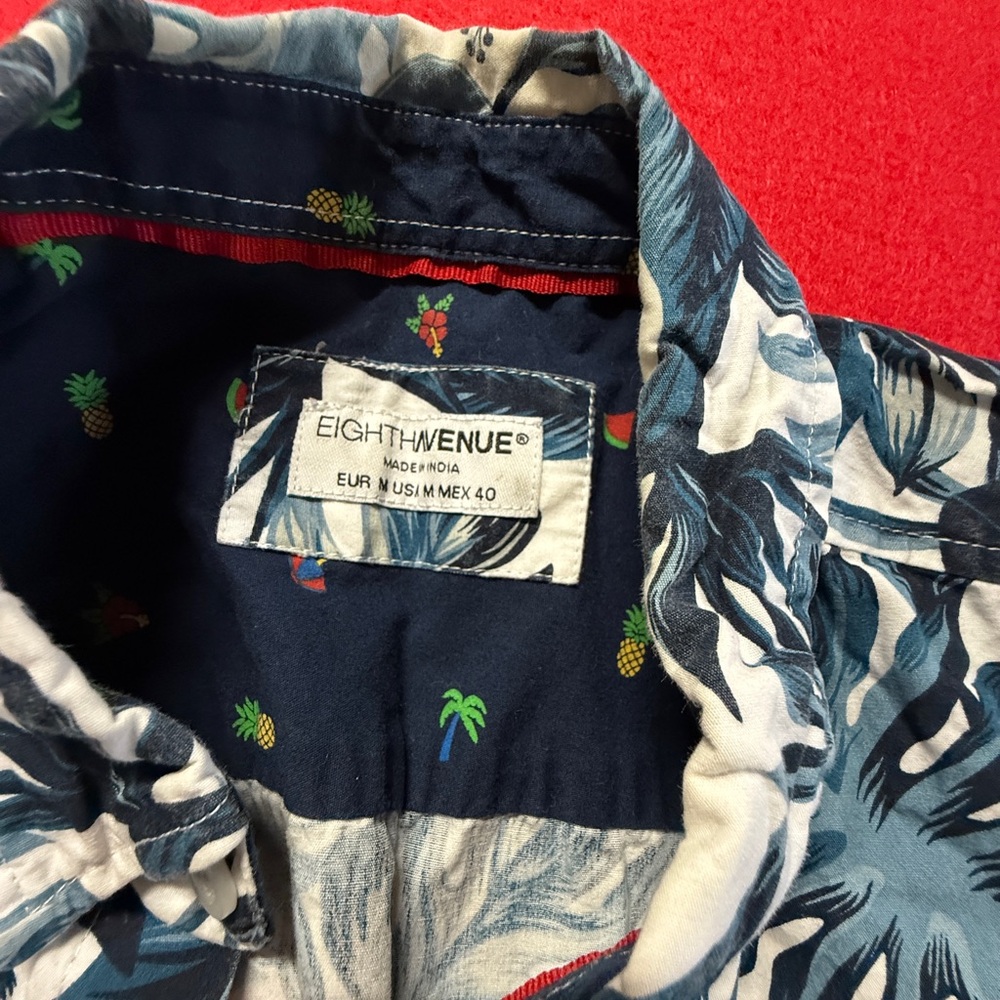 Blue Casual Button Down Shirt